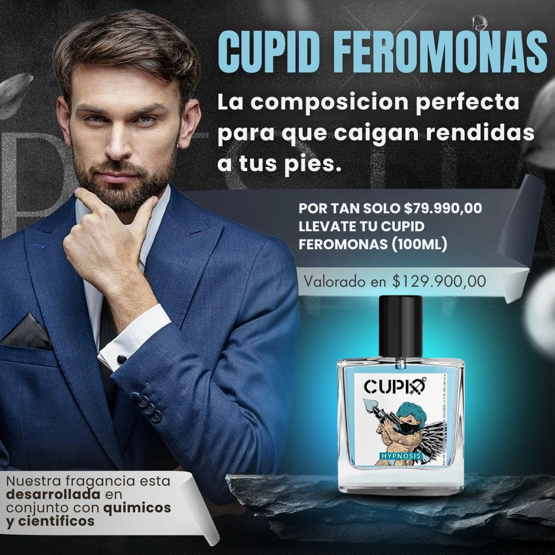 CUPID FEROMONAS® | ATRACCION INSTANTANEA | FORMULA ESPECIAL